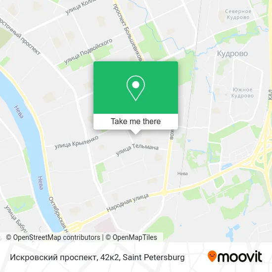 Искровский проспект, 42к2 map