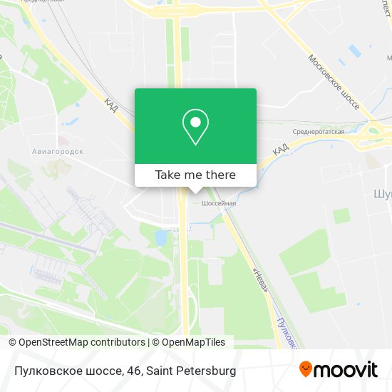Пулковское шоссе, 46 map
