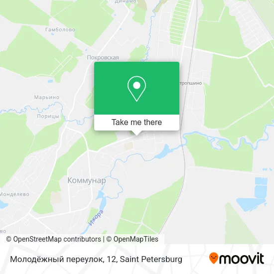 Молодёжный переулок, 12 map