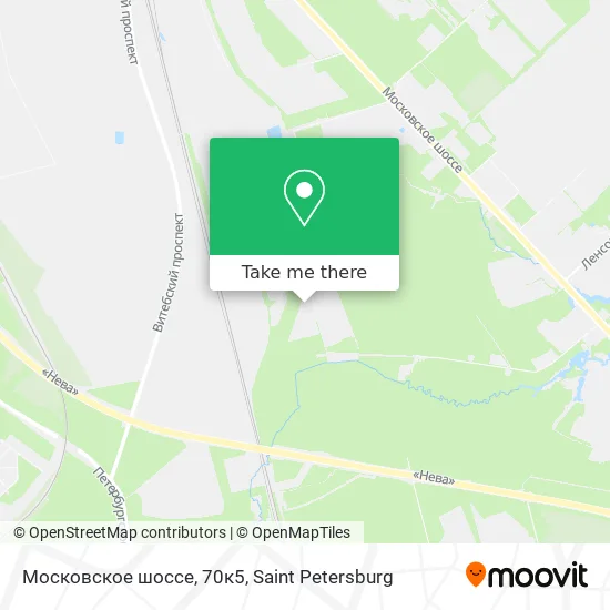 Московское шоссе, 70к5 map