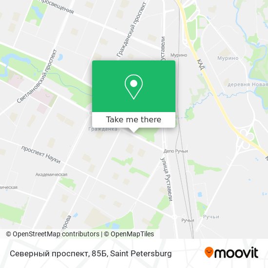 Северный проспект, 85Б map
