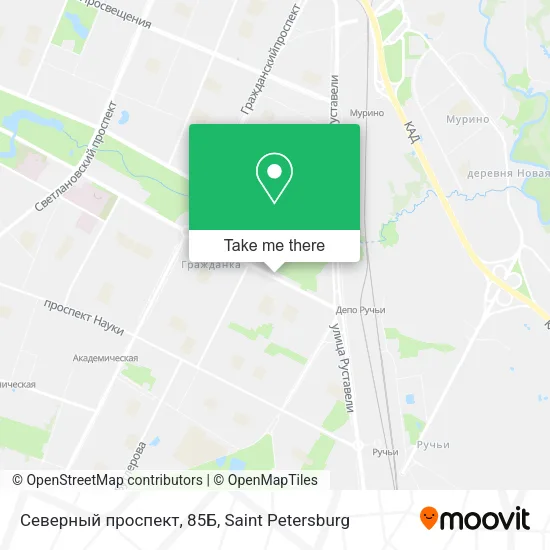 Северный проспект, 85Б map