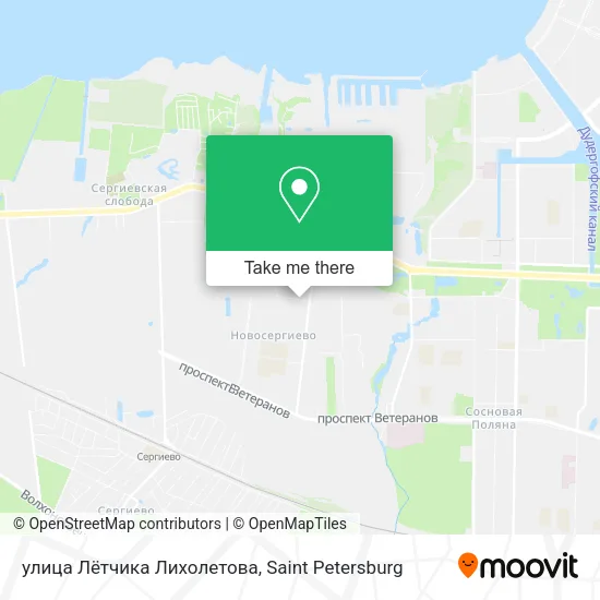 улица Лётчика Лихолетова map