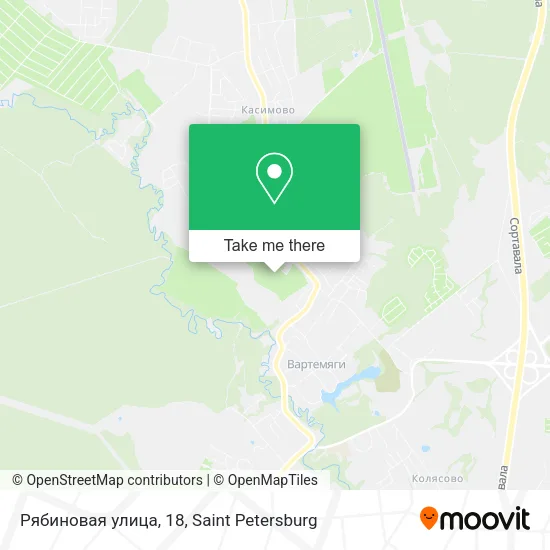 Рябиновая улица, 18 map