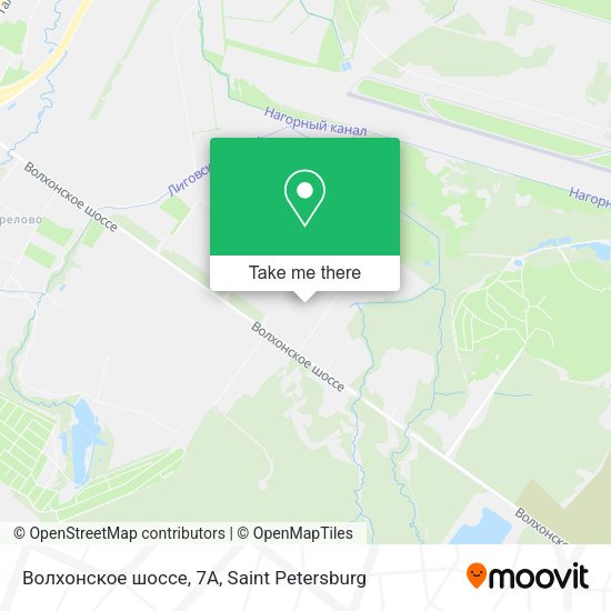 Волхонское шоссе, 7А map