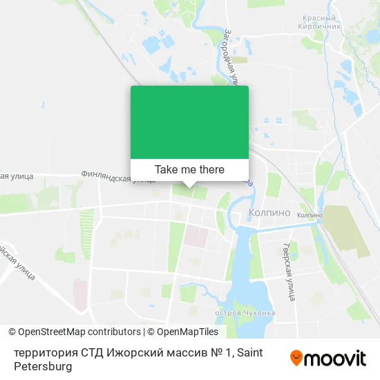 территория СТД Ижорский массив № 1 map