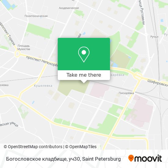 Богословское кладбище, уч30 map