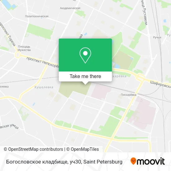 Богословское кладбище, уч30 map