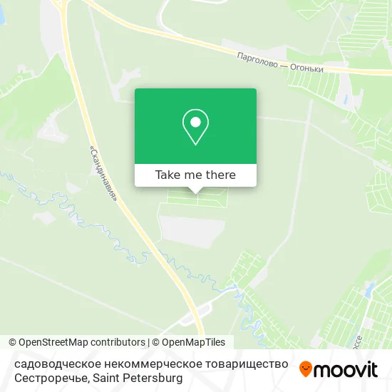 садоводческое некоммерческое товарищество Сестроречье map