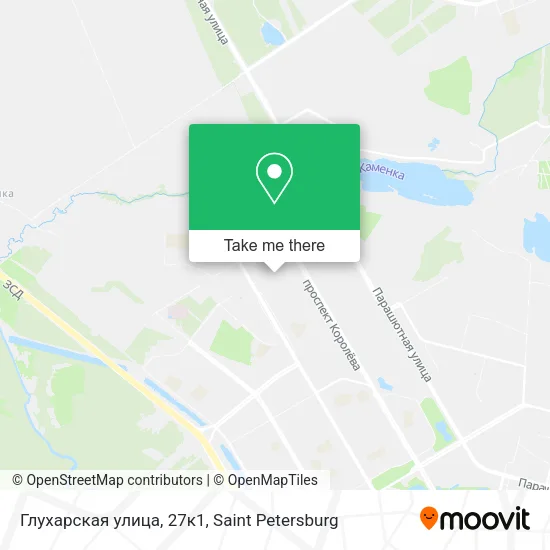 Глухарская улица, 27к1 map