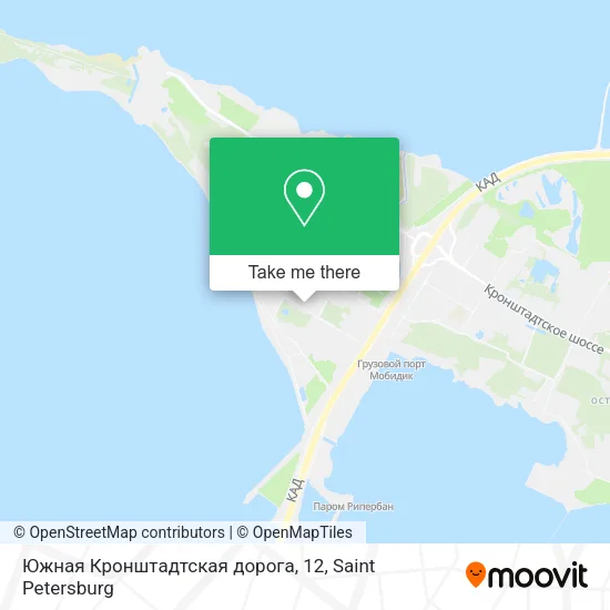 Южная Кронштадтская дорога, 12 map