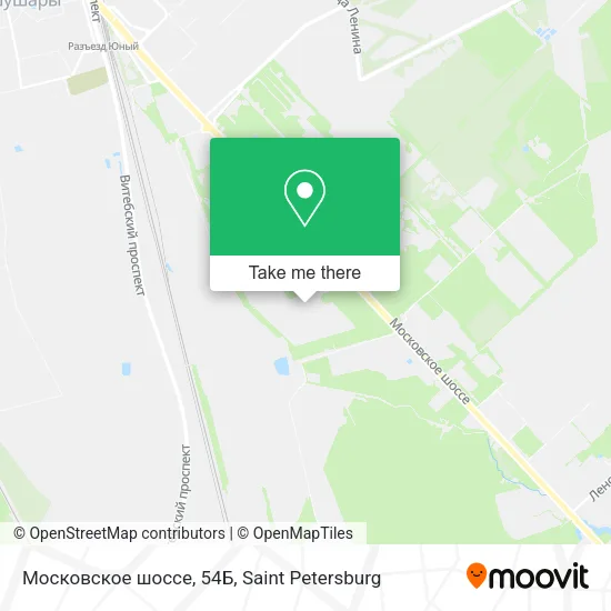 Московское шоссе, 54Б map