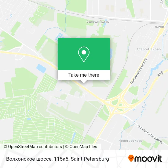 Волхонское шоссе, 115к5 map