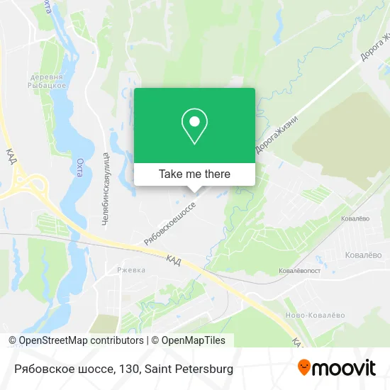 Рябовское шоссе, 130 map