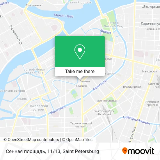 Сенная площадь, 11/13 map
