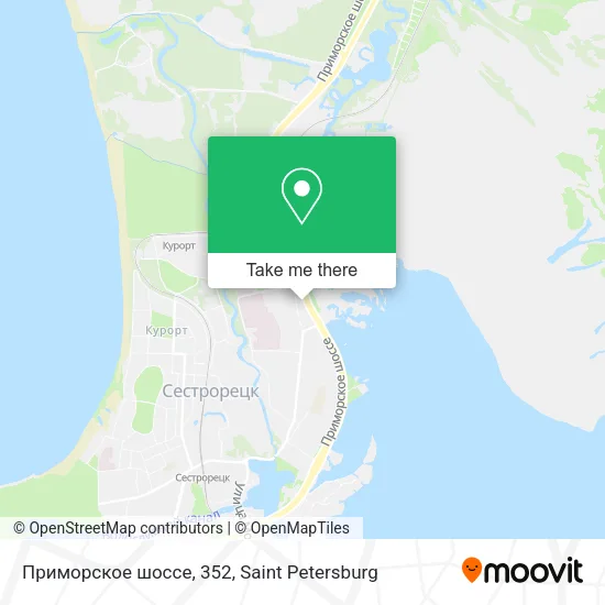 Приморское шоссе, 352 map