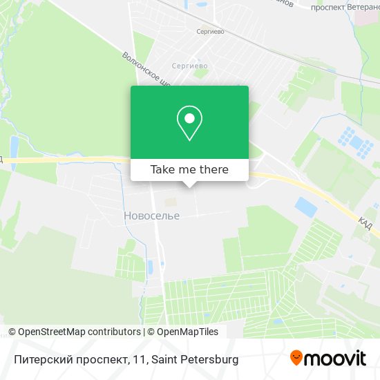 Питерский проспект, 11 map