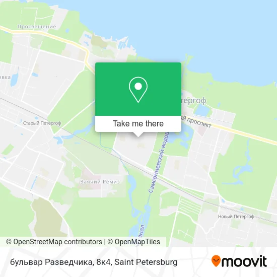 бульвар Разведчика, 8к4 map