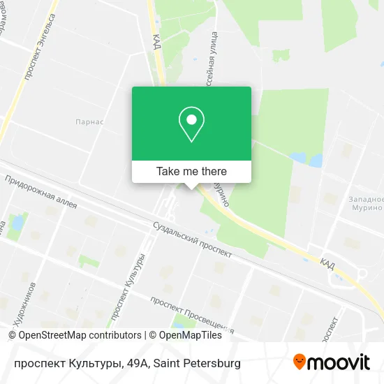 проспект Культуры, 49А map
