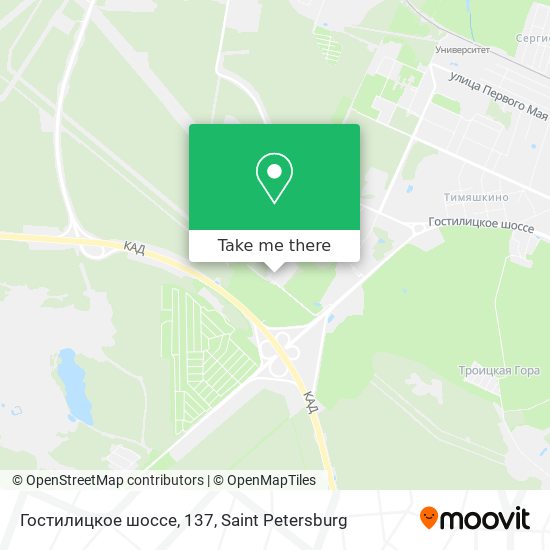 Гостилицкое шоссе, 137 map