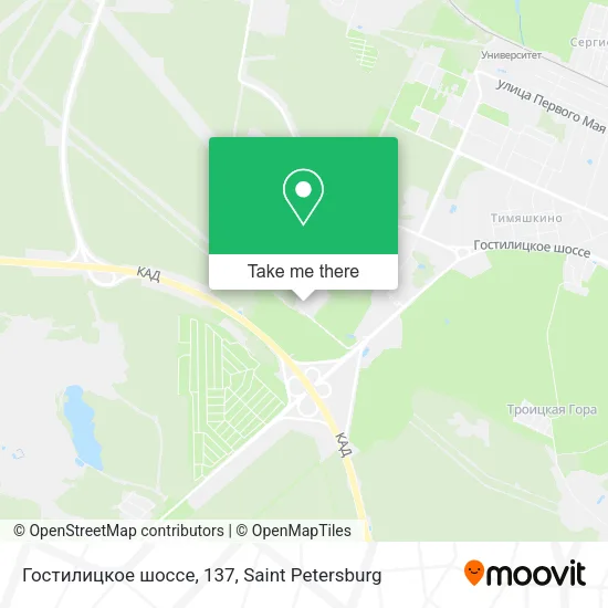 Гостилицкое шоссе, 137 map