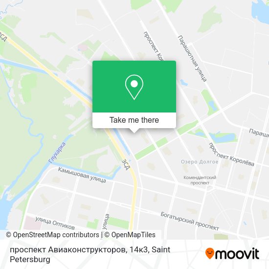 проспект Авиаконструкторов, 14к3 map