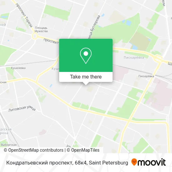 Кондратьевский проспект, 68к4 map