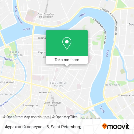 Фуражный переулок, 3 map