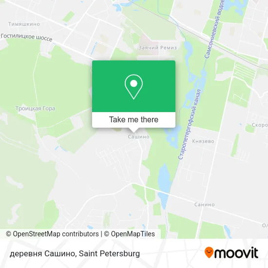 деревня Сашино map