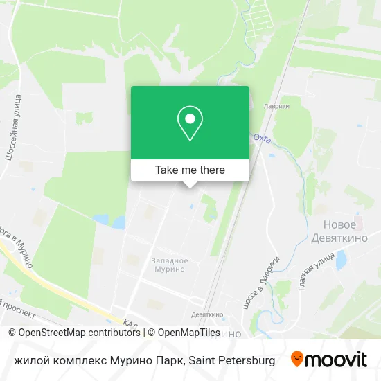 жилой комплекс Мурино Парк map