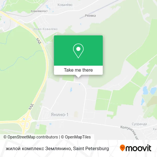 жилой комплекс Землянино map