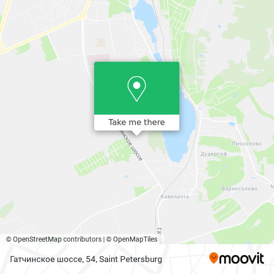 Гатчинское шоссе, 54 map