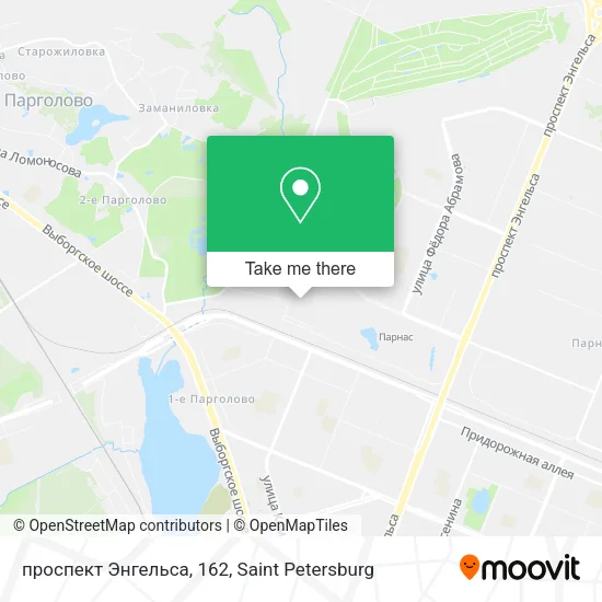 проспект Энгельса, 162 map