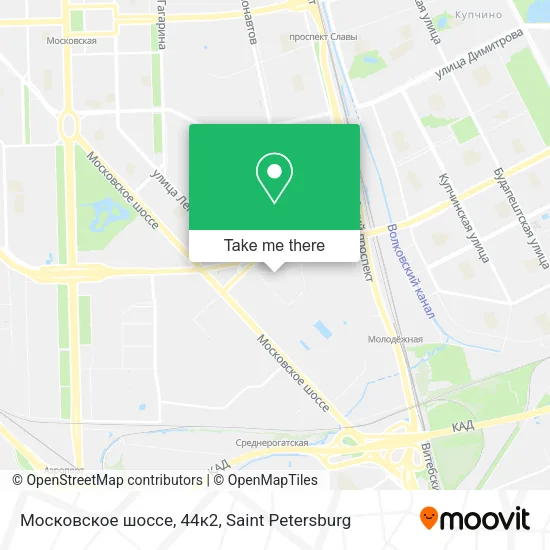 Московское шоссе, 44к2 map