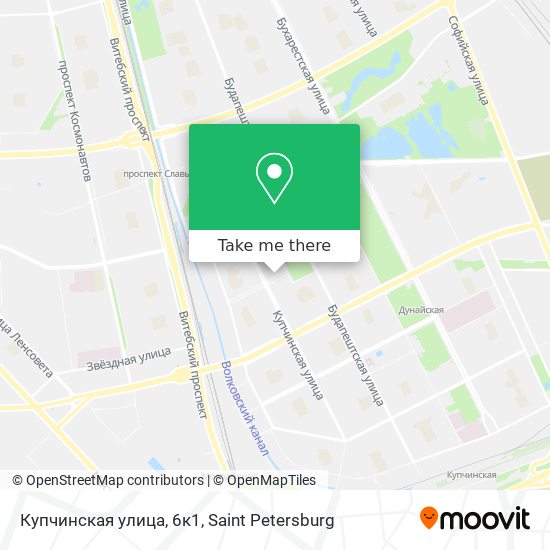 Купчинская улица, 6к1 map