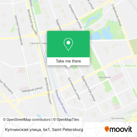 Купчинская улица, 6к1 map