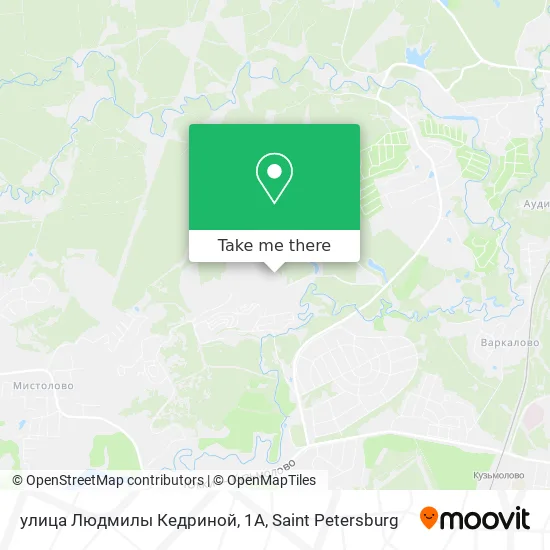 улица Людмилы Кедриной, 1А map