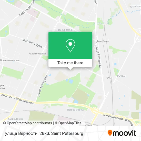 улица Верности, 28к3 map