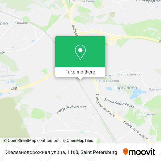 Железнодорожная улица, 11к8 map