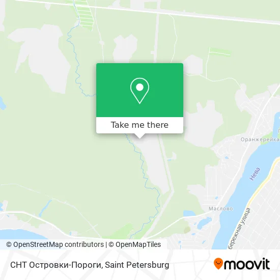 СНТ Островки-Пороги map