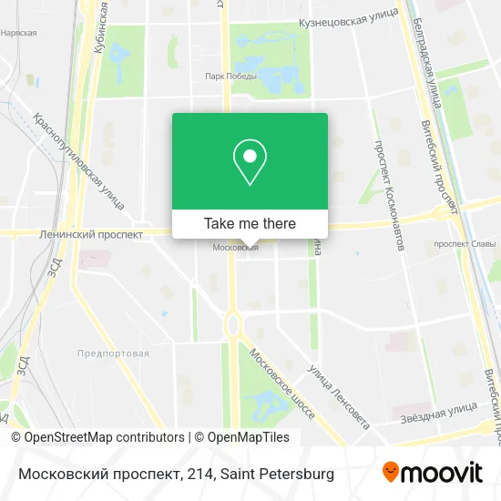 Московский проспект, 214 map