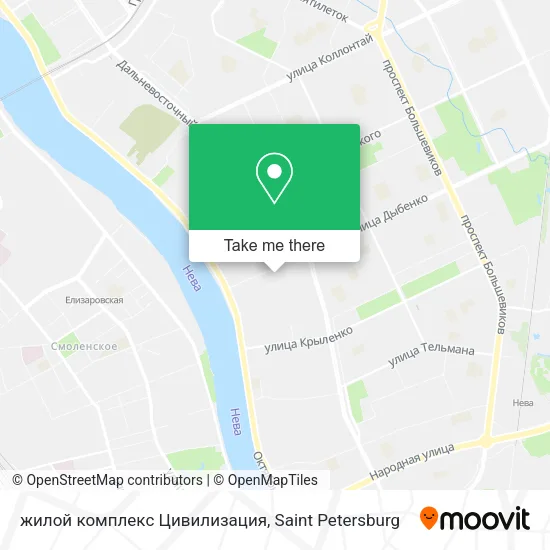 жилой комплекс Цивилизация map