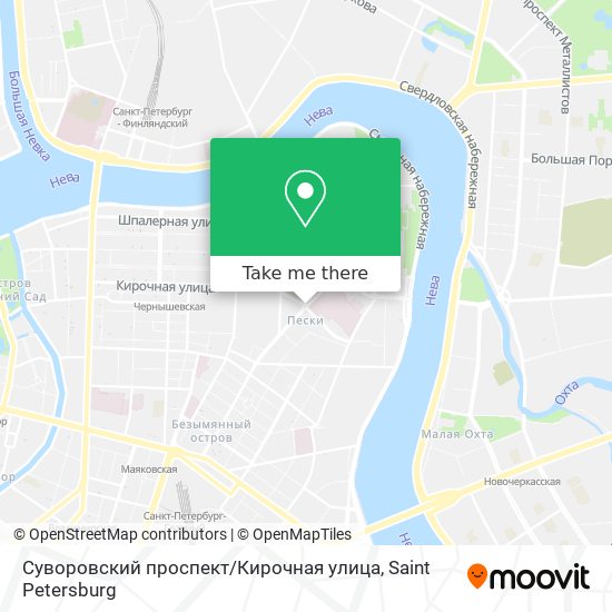 Суворовский проспект / Кирочная улица map