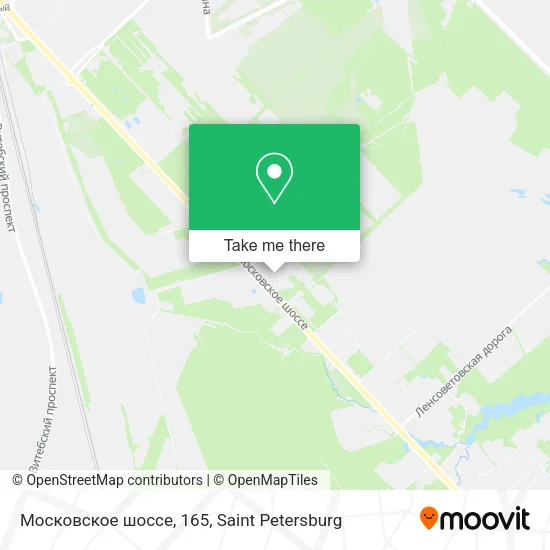 Московское шоссе, 165 map