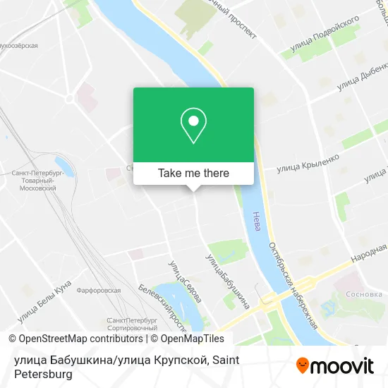 улица Бабушкина/улица Крупской map
