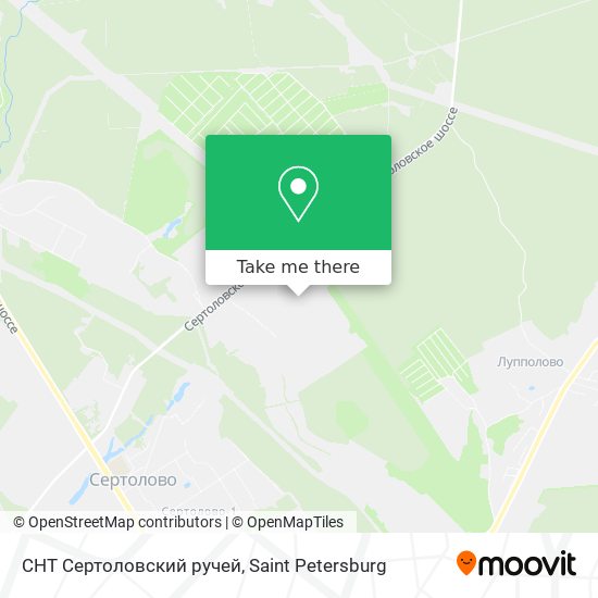 СНТ Сертоловский ручей map