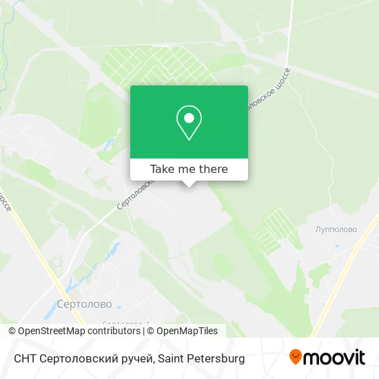 СНТ Сертоловский ручей map