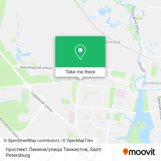 проспект Ленина / улица Танкистов map