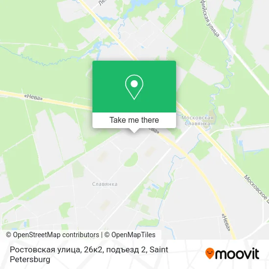 Ростовская улица, 26к2, подъезд 2 map