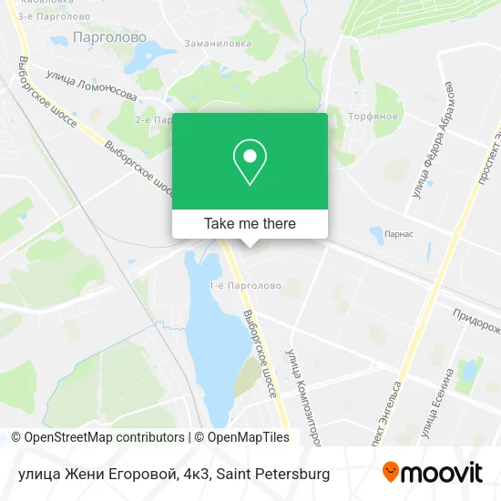 улица Жени Егоровой, 4к3 map
